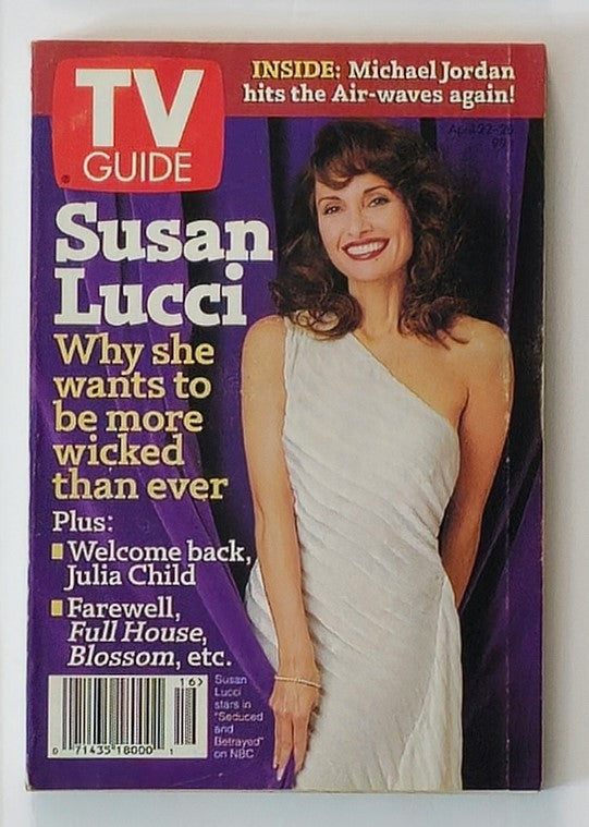 TV Guide Magazine April 22 1995 Susan Lucci No Label Rochester Edition