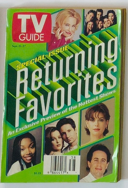 TV Guide Magazine September 21 1996 Delta Burke No Label Rochester Edition