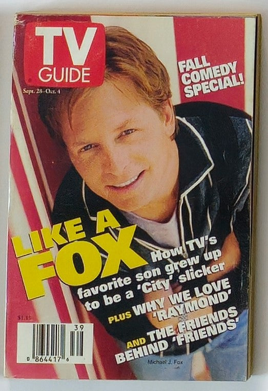 TV Guide Magazine September 28 1996 Michael J. Fox No Label Rochester Edition