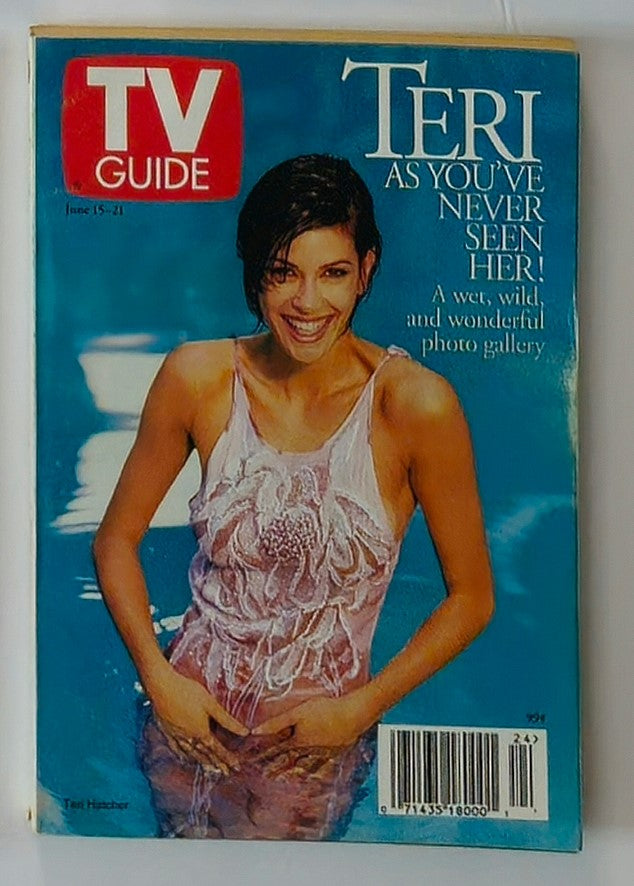 TV Guide Magazine June 15 1996 Teri Hatcher No Label Rochester Edition