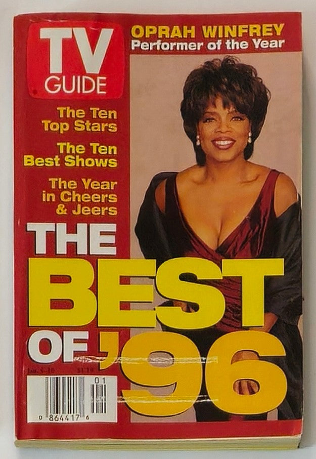 TV Guide Magazine January 4 1997 Oprah Winfrey New York Metro Edition