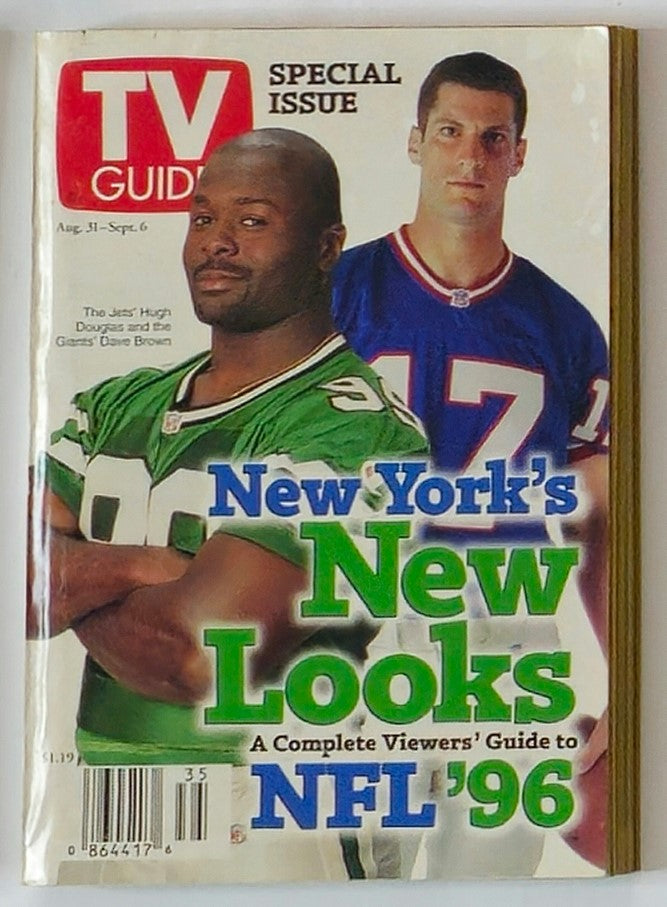 TV Guide Magazine August 31 1996 Hugh Douglas No Label New York Metro Edition