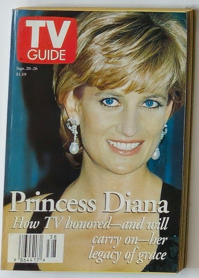 TV Guide Magazine September 20 1997 Princess Diana No Label New York Metro