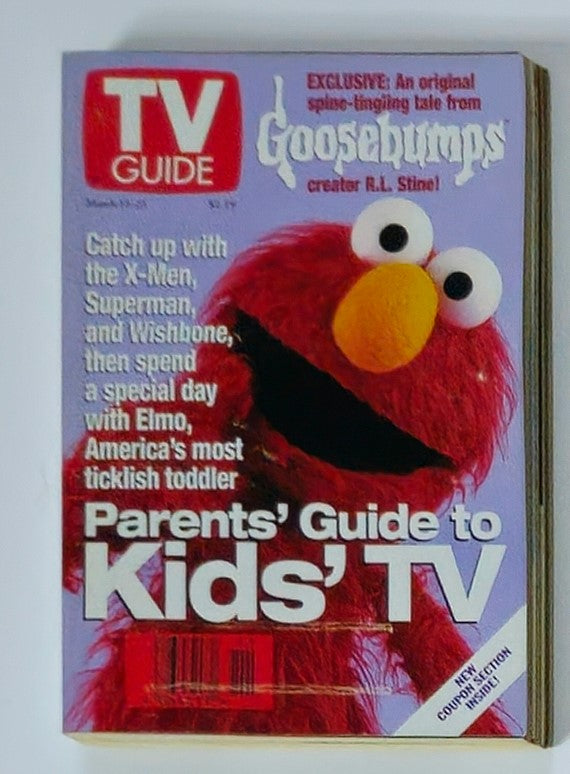 TV Guide Magazine March 15 1997 Goosebumps & Elmo New York Metro Edition