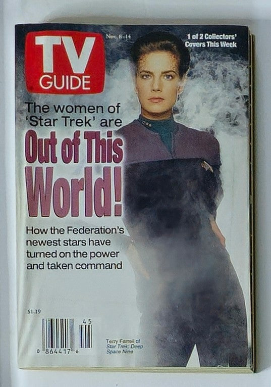 TV Guide Magazine November 8 1997 Terry Farrell New York Metro Edition No Label