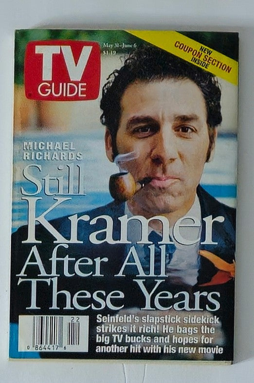 TV Guide Magazine May 31 1997 Michael Richards New York Metro Edition No Label