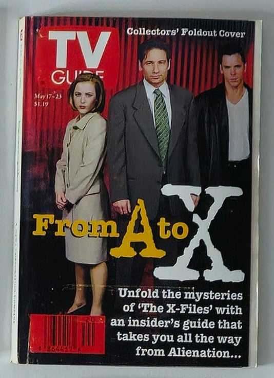 TV Guide Magazine May 17 1997 Gillian Anderson & David New York Metro No Label