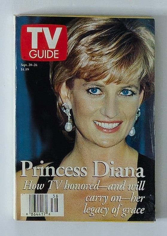 TV Guide Magazine September 20 1997 Princess Diana Rochester Edition No Label