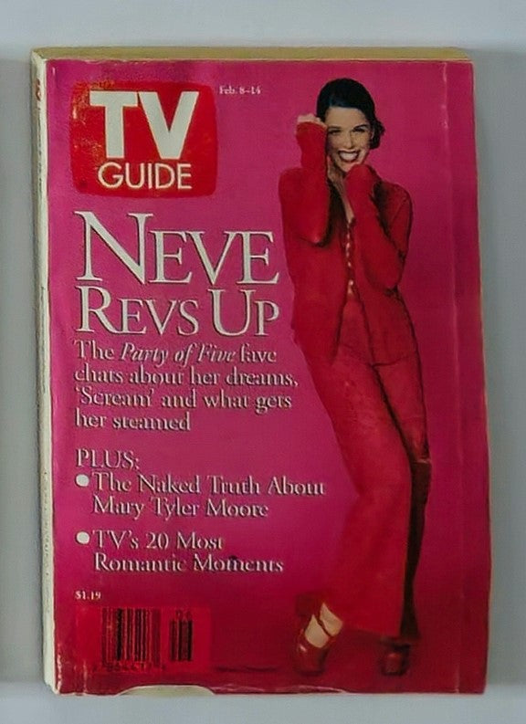 TV Guide Magazine February 8 1997 Neve Campbell Rochester Edition No Label