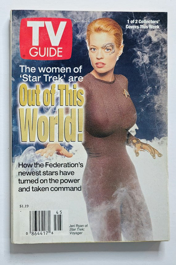 TV Guide Magazine November 8 1997 Jeri Ryan Star Trek Rochester Edition No Label