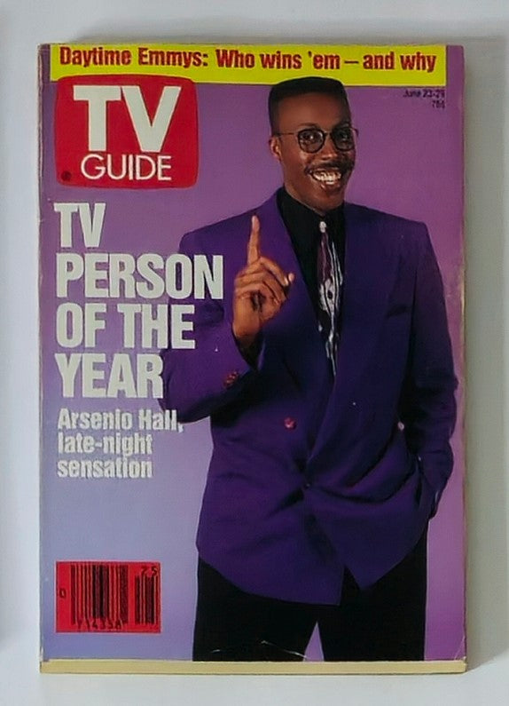 TV Guide Magazine June 23 1990 Arsenio Hall Rochester Edition No Label