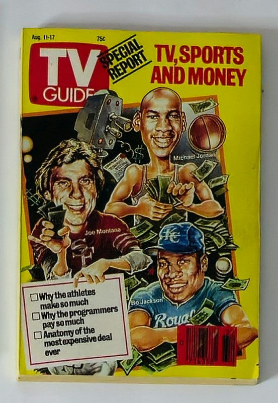 TV Guide Magazine August 11 1990 Michael Jordan Rochester Edition No Label