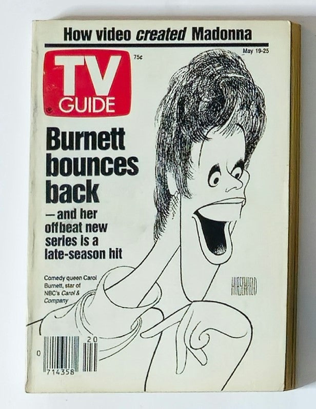 TV Guide Magazine May 19 1990 Carol Burnett Baltimore Washington Ed. No Label