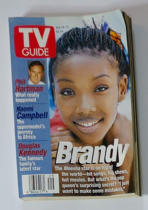 TV Guide Magazine July 18 1998 Brandy Washington-Baltimore Ed. No Label