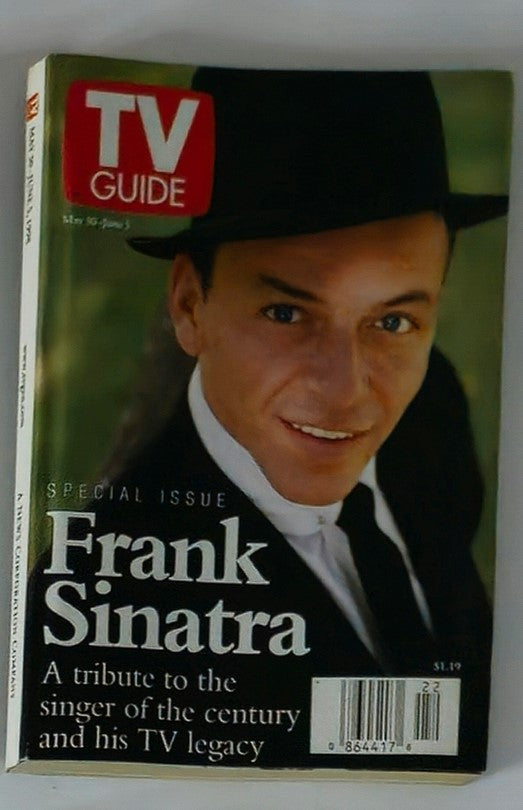 TV Guide Magazine May 30 1998 Frank Sinatra New York Metro Ed. No Label