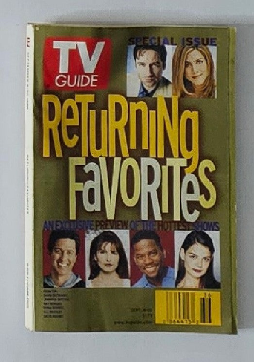 TV Guide Magazine September 4 1999 David Duchovny New York Metro Ed. No Label