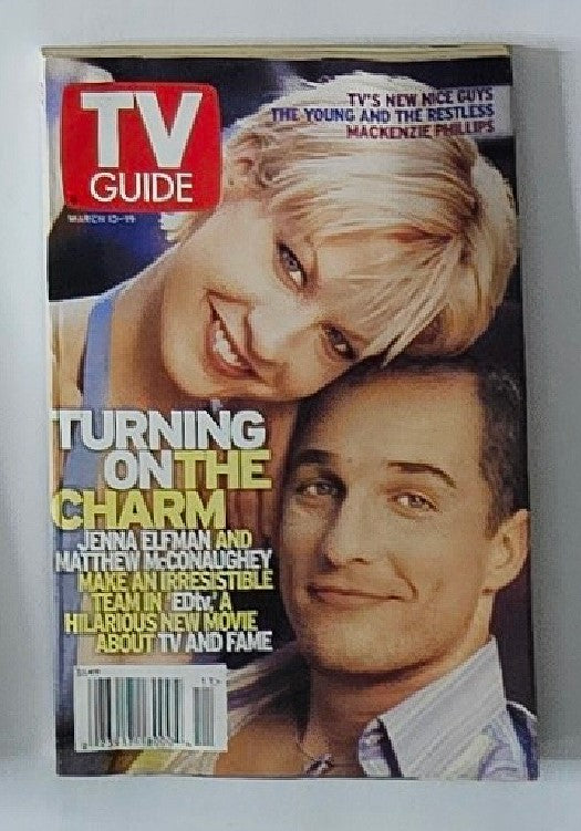 TV Guide Magazine March 13 1999 Jenna Elfman New York Metro Ed. No Label