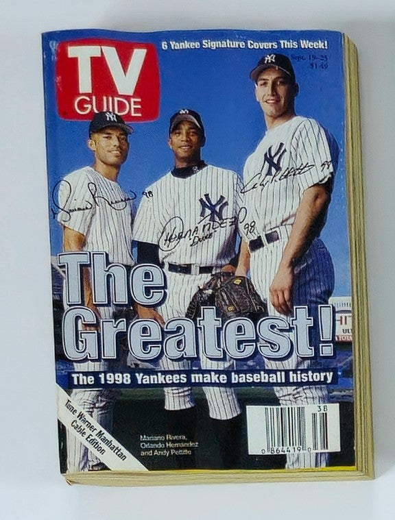 TV Guide Magazine September 19 1998 Joe Girardi Time Warner Cable Manhattan Ed.