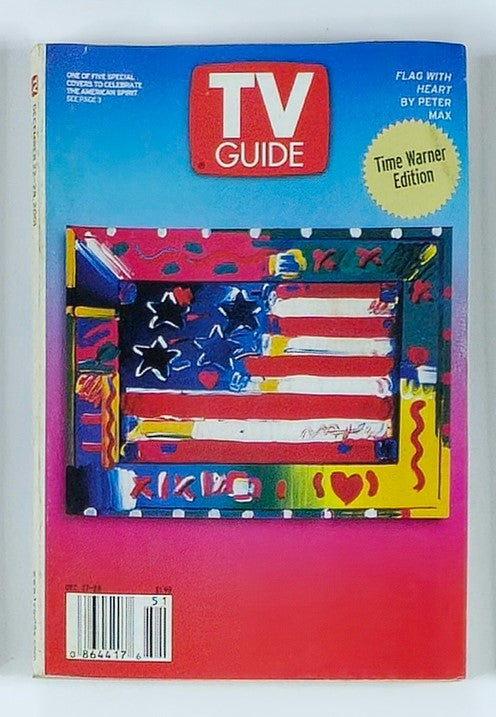 TV Guide Magazine December 22 2001 Flag with Heart Rochester Ed. No Label