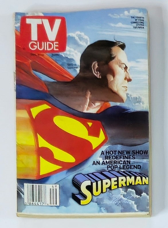 TV Guide Magazine December 8 2001 Kal-El as Superman Rochester Ed. No Label