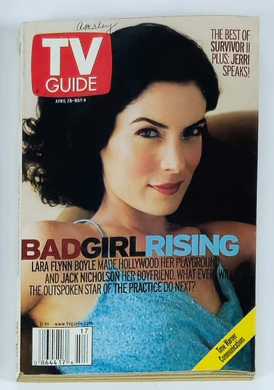 TV Guide Magazine April 28 2001 Lara Fylnn Boyle Rochester Ed. No Label