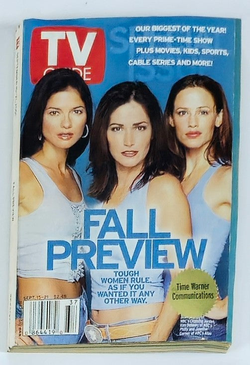 TV Guide Magazine September 15 2001 Jennifer Garner Rochester Ed. No Label