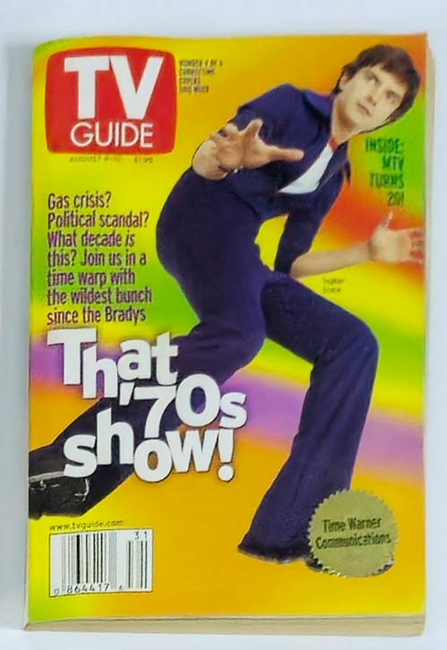 TV Guide Magazine August 4 2001 Topher Grace Rochester Ed. No Label