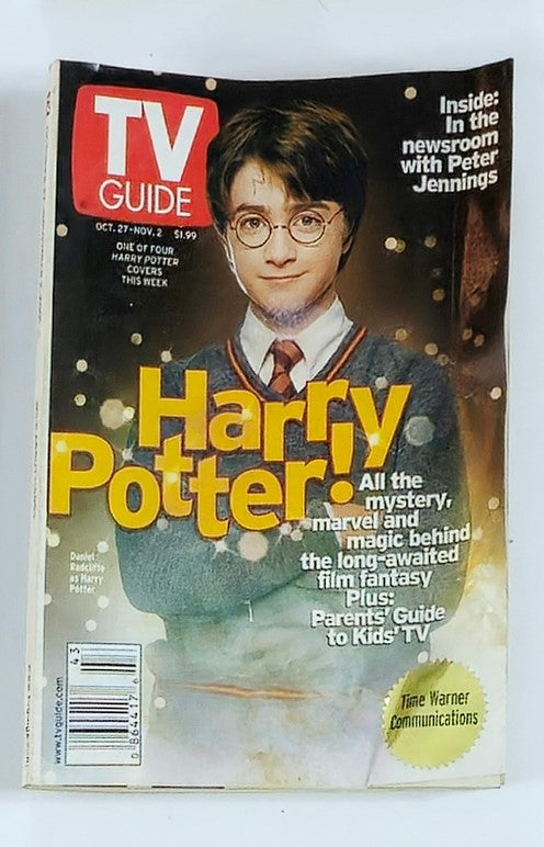 TV Guide Magazine October 27 2001 Daniel Radcliffe Rochester Ed. No Label