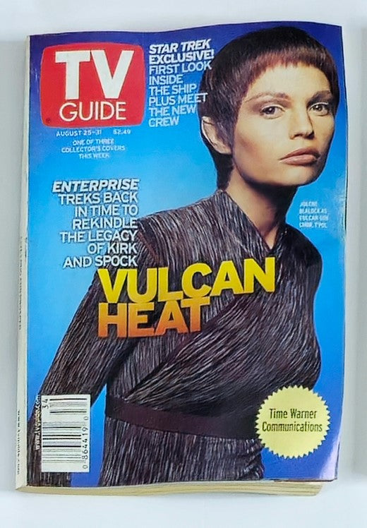 TV Guide Magazine August 25 2001 Jolene Blalock Rochester Ed. No Label