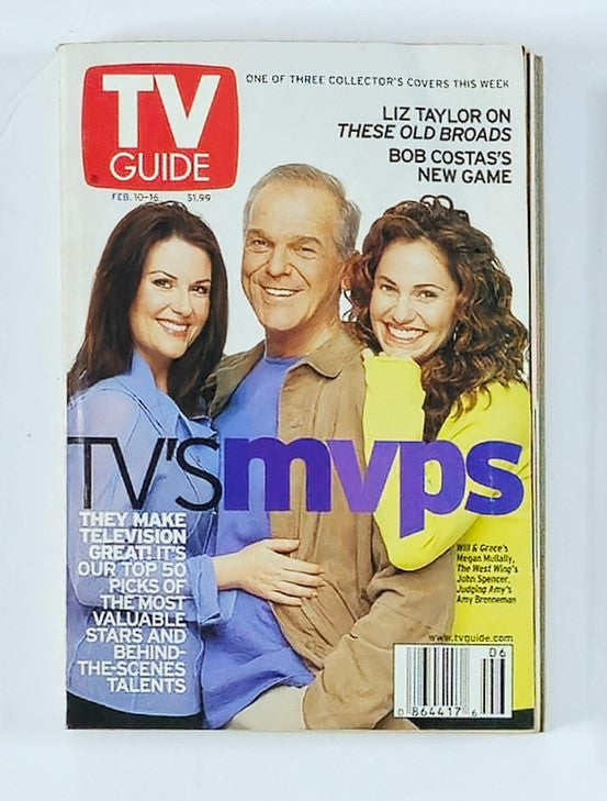 TV Guide Magazine February 10 2001 Megan Mullally NY Metro Ed. No Label