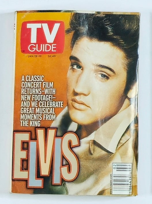 TV Guide Magazine January 13 2001 Elvis Presley N.Y. Metro Ed. No Label