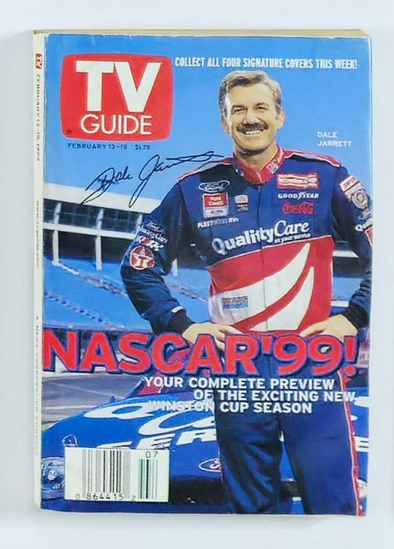 TV Guide Magazine February 13 1999 Dale Jarrett Rochester Ed. No Label