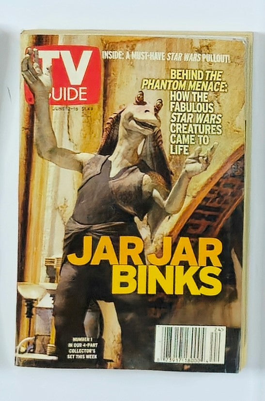 TV Guide Magazine June 12 1999 Number 1 Jar Jar Binks Rochester Ed. No Label