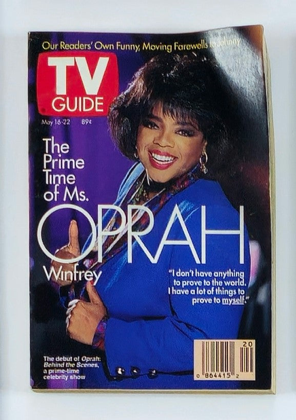 TV Guide Magazine May 16 1992 Oprah Winfrey Rochester Ed. No Label