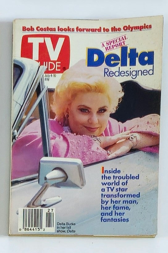 TV Guide Magazine July 4 1992 Delta Burke in Delta Rochester Ed. No Label