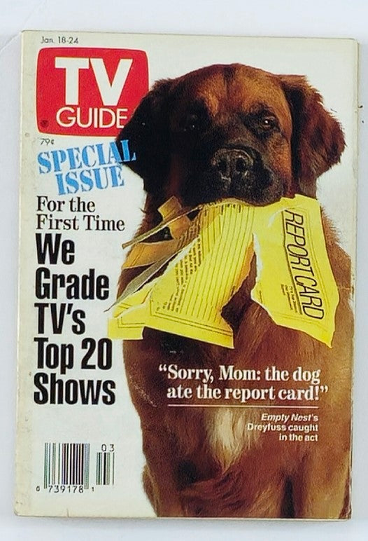 TV Guide Magazine January 18 1992 Empty Nest's Dreyfuss Rochester Ed. No Label