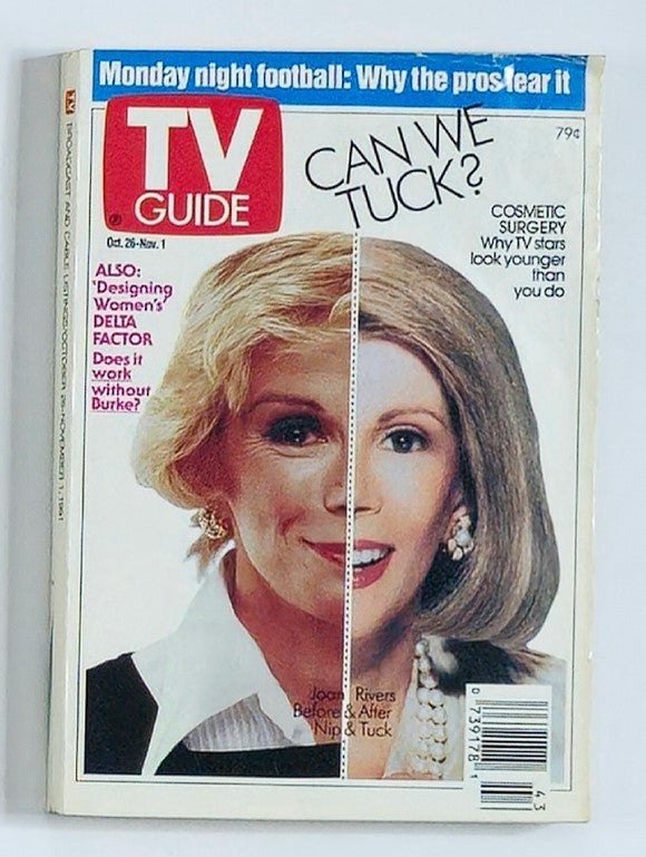 TV Guide Magazine October 26 1991 Joan Rivers Washington-Baltimore No Label