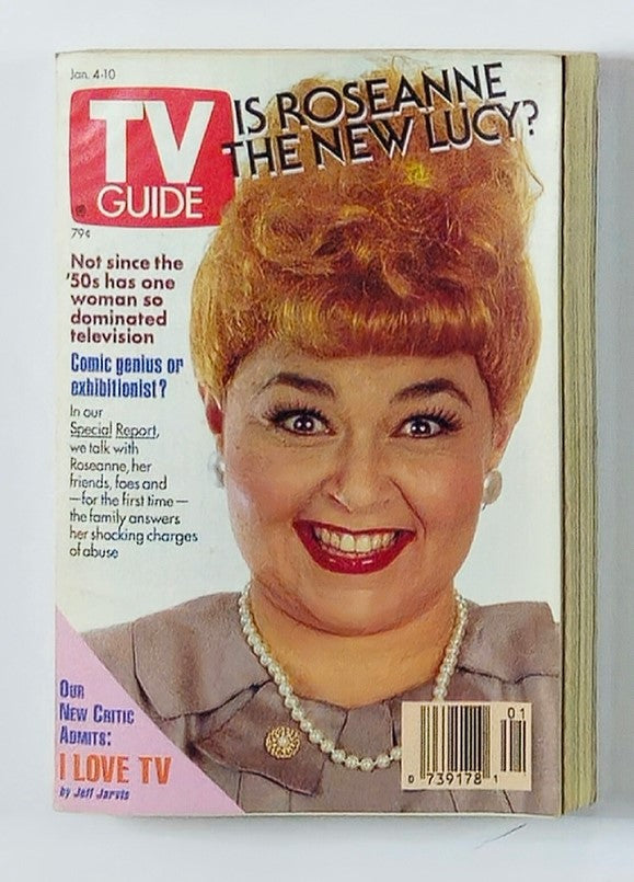 TV Guide Magazine January 4 1992 Roseanne Barr Washington-Baltimore No Label