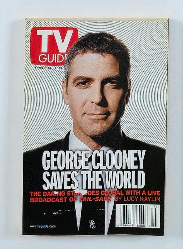 TV Guide Magazine April 8 2000 George Clooney NY Metro Ed. No Label