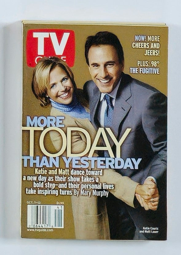 TV Guide Magazine October 7 2000 Katie Couric, Matt Lauer NY Metro Ed. No Label