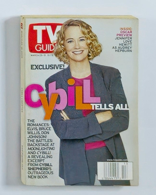 TV Guide Magazine March 25 2000 Cybill Shepherd NY Metro Ed. No Label