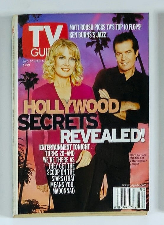 TV Guide Magazine December 30 2000 Mary Hart & Bob Goen NY Metro Ed. No Label