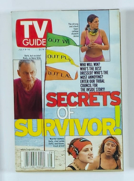 TV Guide Magazine July 8 2000 Secrets of Survivor NY Metro Ed. No Label