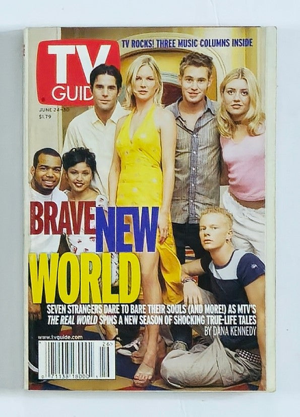 TV Guide Magazine June 24 2000 MTV's The Real World Cast NY Metro Ed. No Label