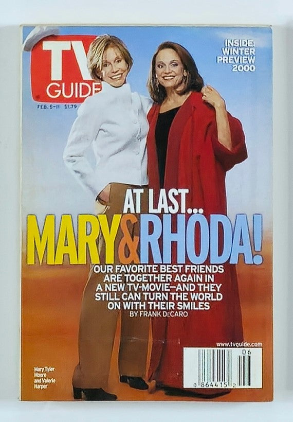 TV Guide Magazine February 5 2000 Mary Tyler Moore & Valerie Harper NY Metro Ed.