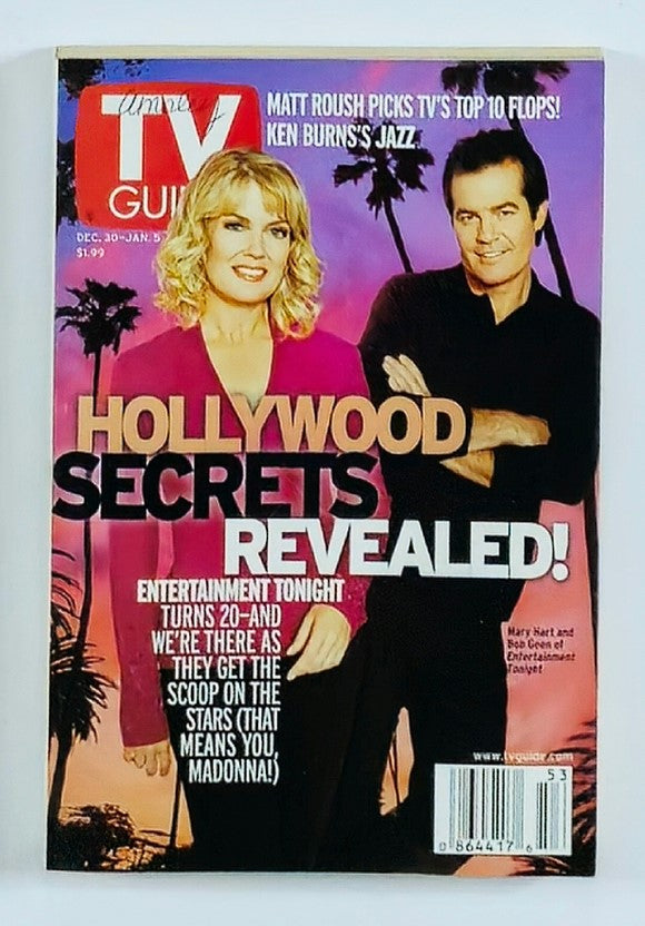 TV Guide Magazine December 30 2000 Mary Hart and Bob Goen Rochester Ed. No Label