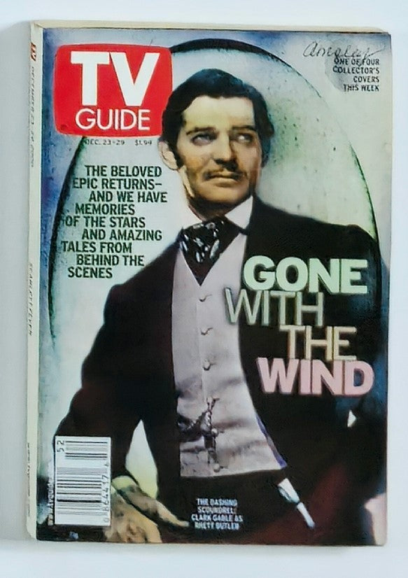 TV Guide Magazine December 23 2000 Clark Gable Rochester Ed. No Label