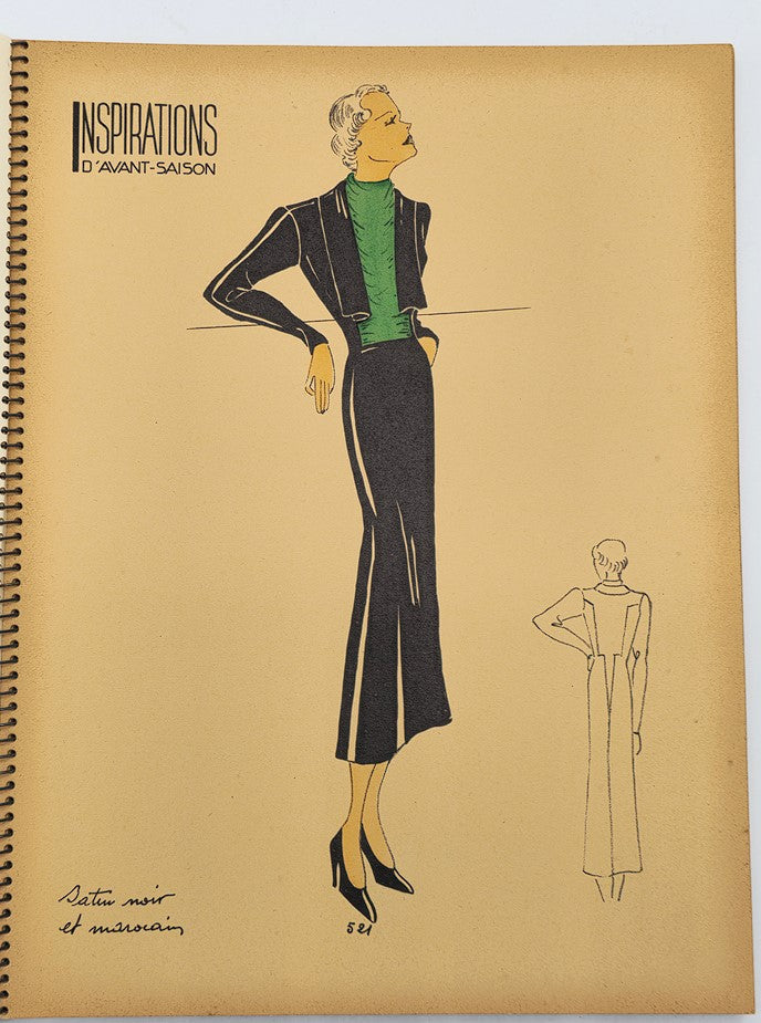 1937 Les Editions Bell Inspirations D'Avant-Saison Haute Couture Brochure