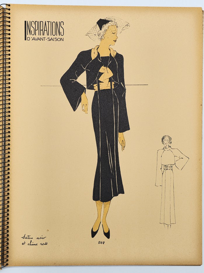 1937 Les Editions Bell Inspirations D'Avant-Saison Haute Couture Brochure