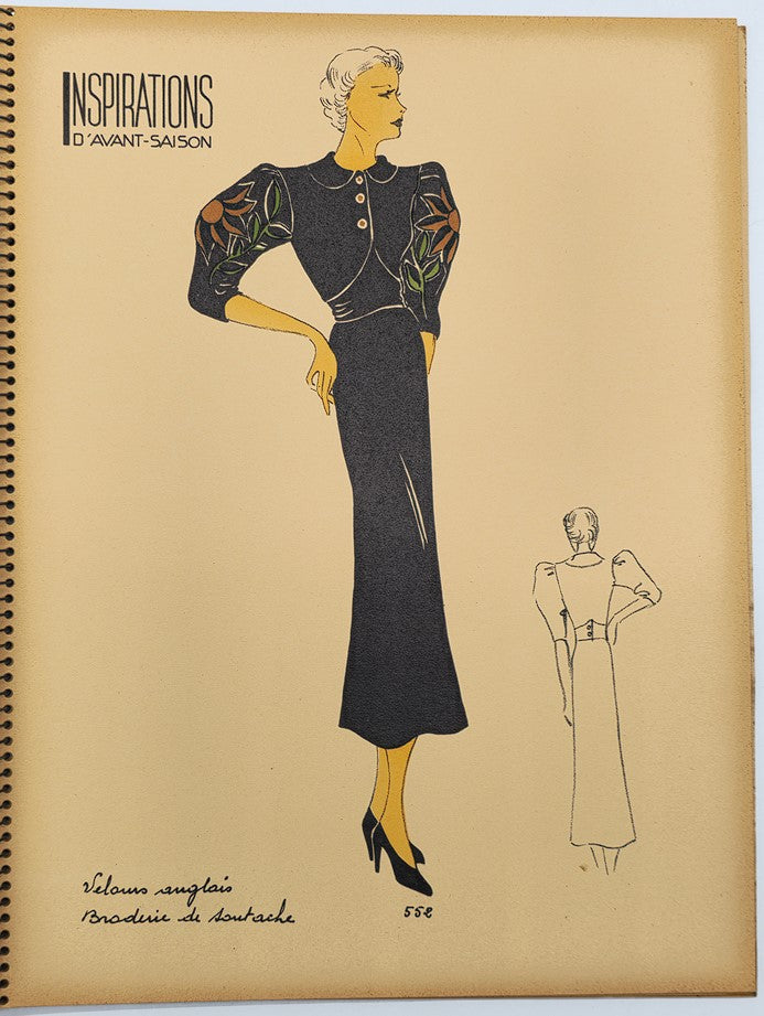 1937 Les Editions Bell Inspirations D'Avant-Saison Haute Couture Brochure